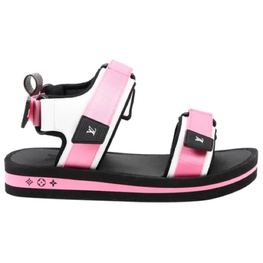 Louis Vuitton Rose/Black Arcade Flat 1a8gjq Sandals